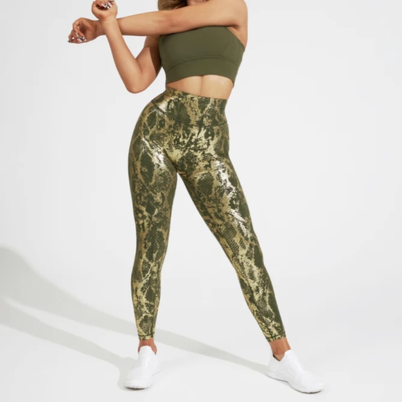 Buffbunny Rebel Legging V2 Olive Gold Viper - Picture 3 of 8
